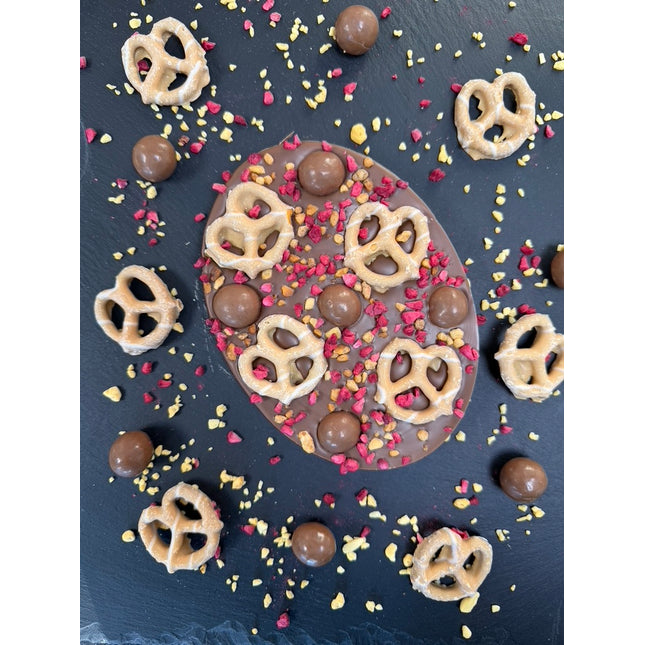 Cinnamon & Peanut Pretzel Crunch Milk Chocolate