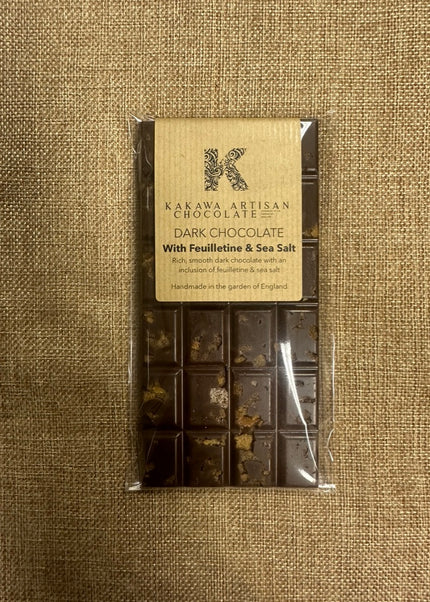 Feuilletine & Sea Salt - 70% Dark Chocolate
