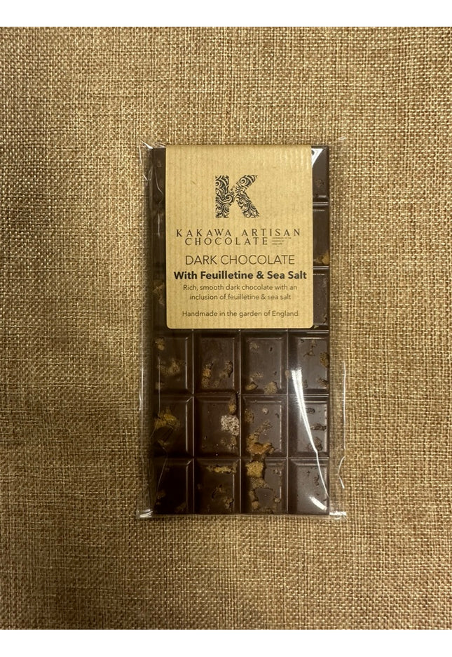 Feuilletine & Sea Salt - 70% Dark Chocolate