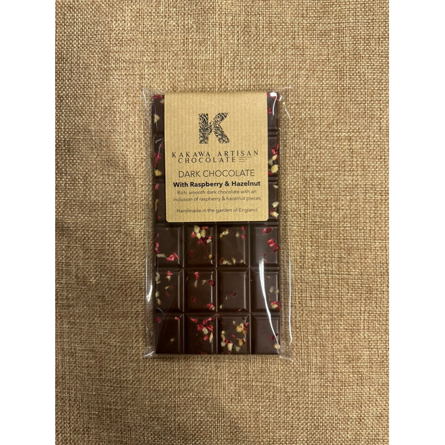 Raspberry & Hazelnut - 70% Dark Chocolate