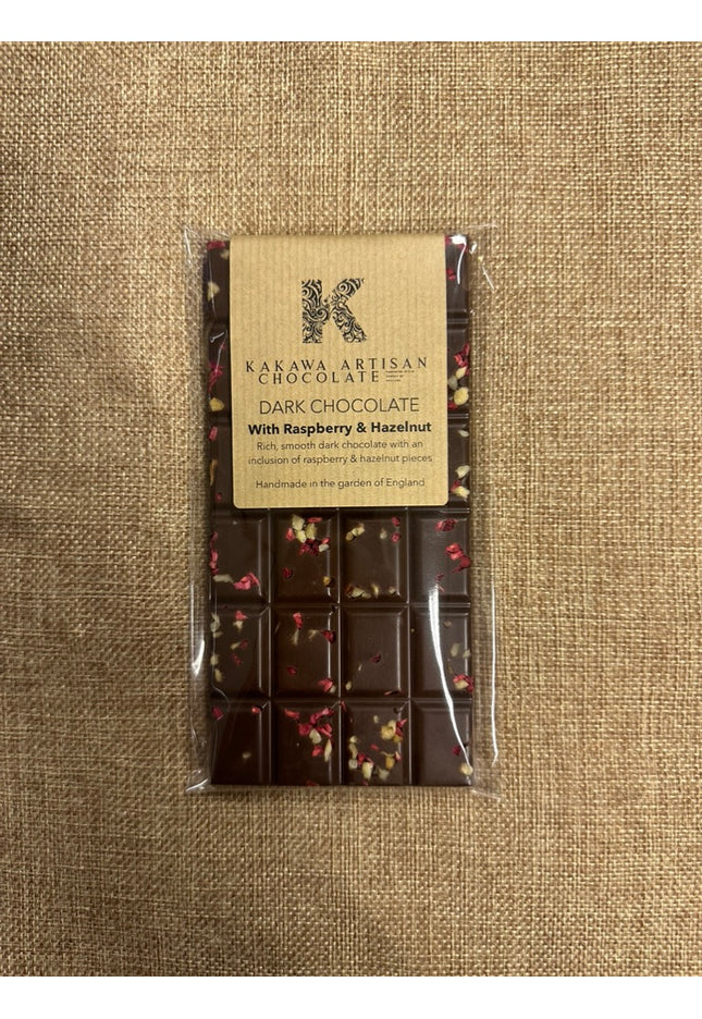 Raspberry & Hazelnut - 70% Dark Chocolate