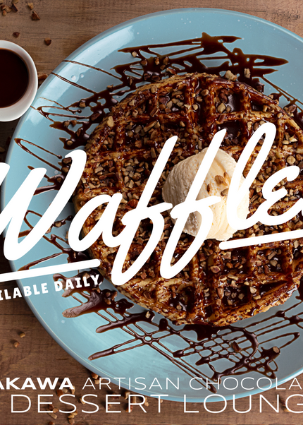 Chocolate Bar, Waffle & Hot Drink