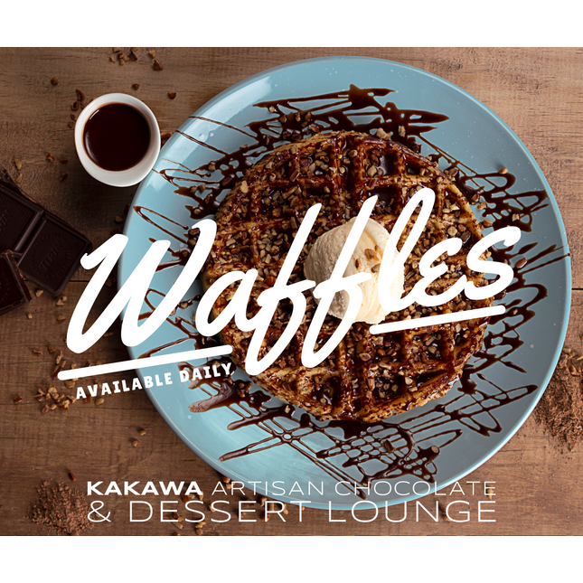 Chocolate Bar, Waffle & Hot Drink