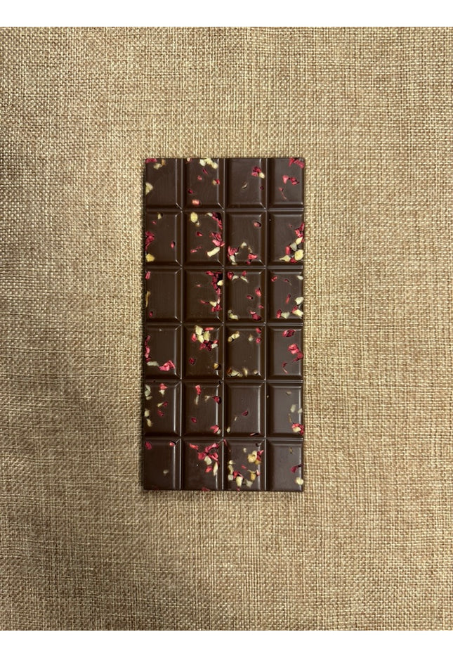 Raspberry & Hazelnut - 70% Dark Chocolate