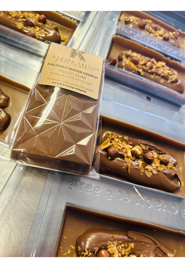 Hazelnut Wafer Crunch Filled Slab