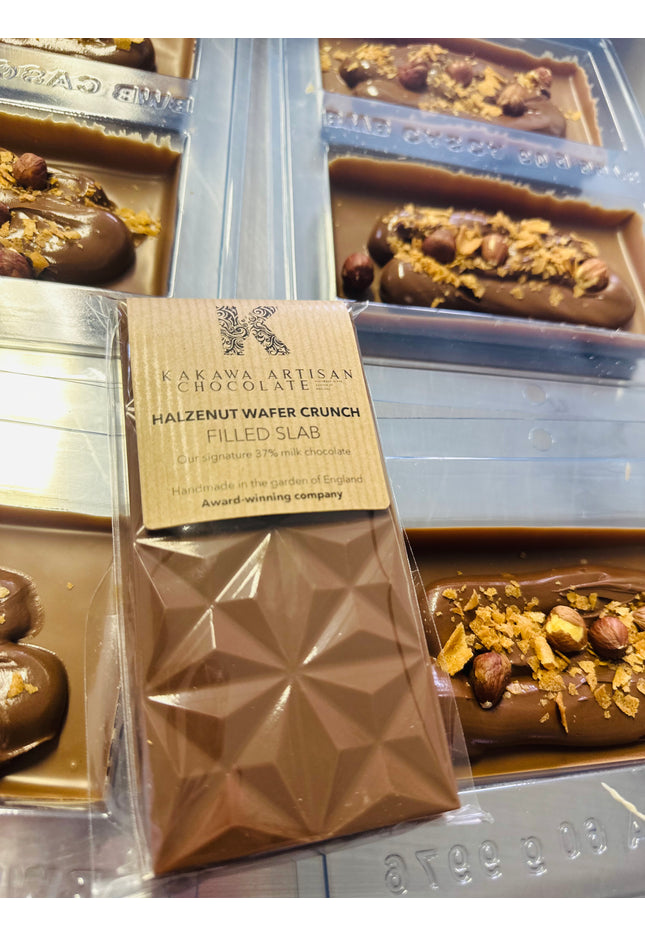 Hazelnut Wafer Crunch Filled Slab