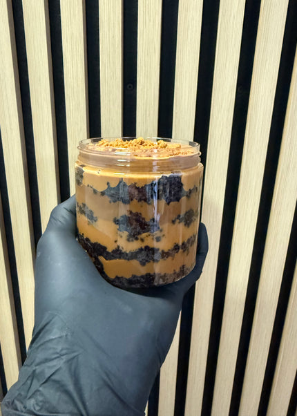 Caramel Biscuit Crunch Dessert Pot - 500g