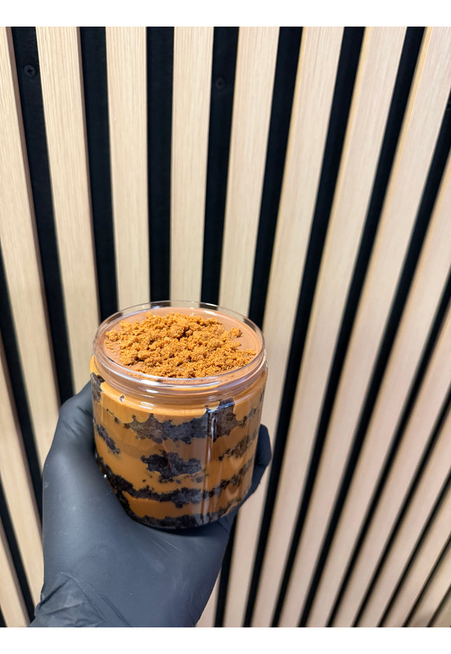 Caramel Biscuit Crunch Dessert Pot - 500g