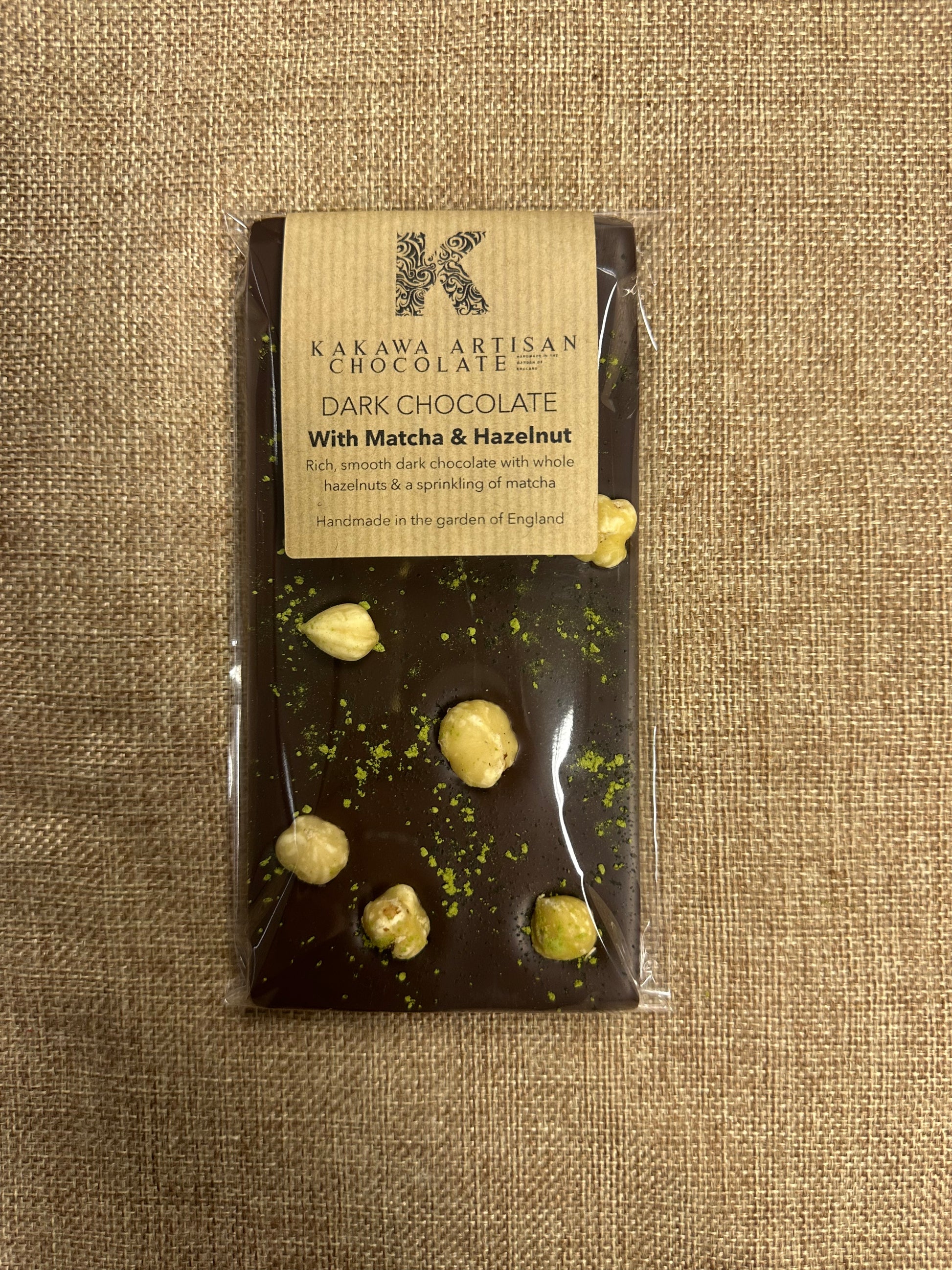 Dark Chocolate with Matcha & Hazelnut – Kakawa Artisan Chocolate