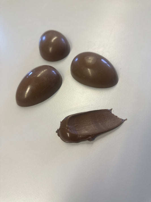 Milk Chocolate Hazelnut Filled Egg Half