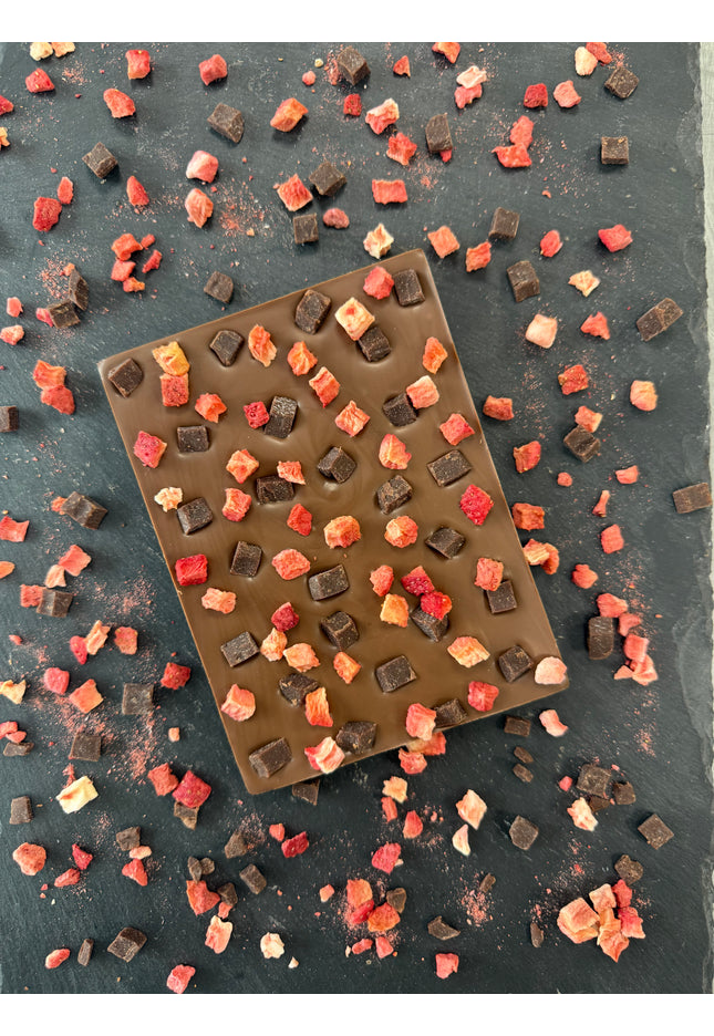 Strawberry Fudge Brownie Bloc