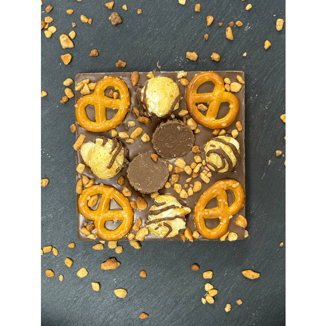 Peanut Popcorn Crunch Mini Bloc (96g)