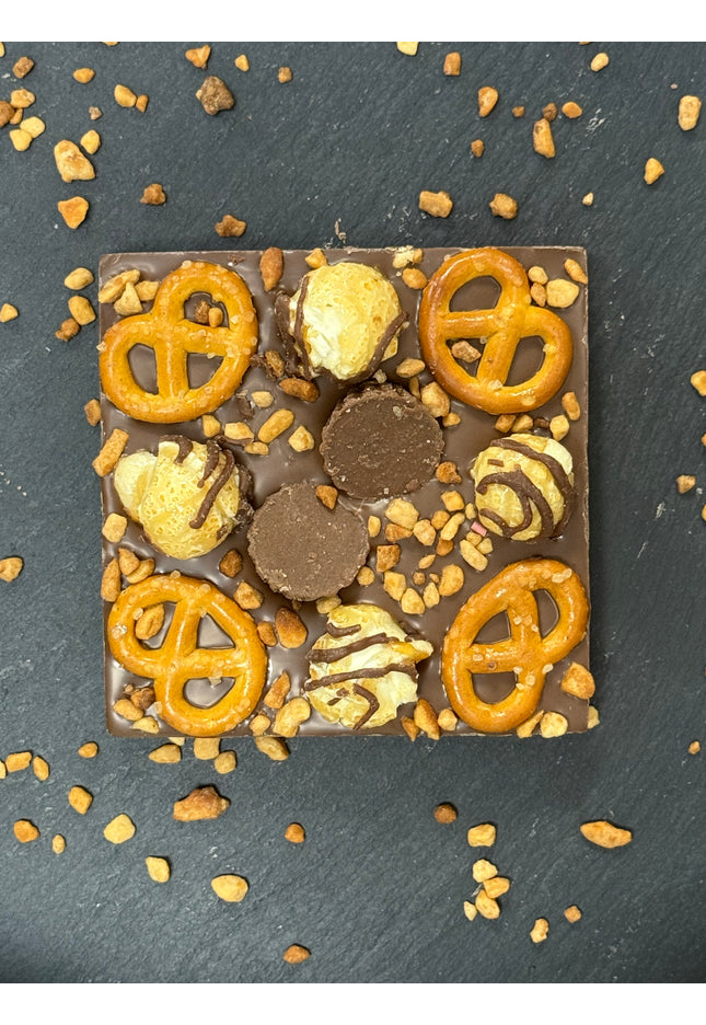 Peanut Popcorn Crunch Mini Bloc (96g)