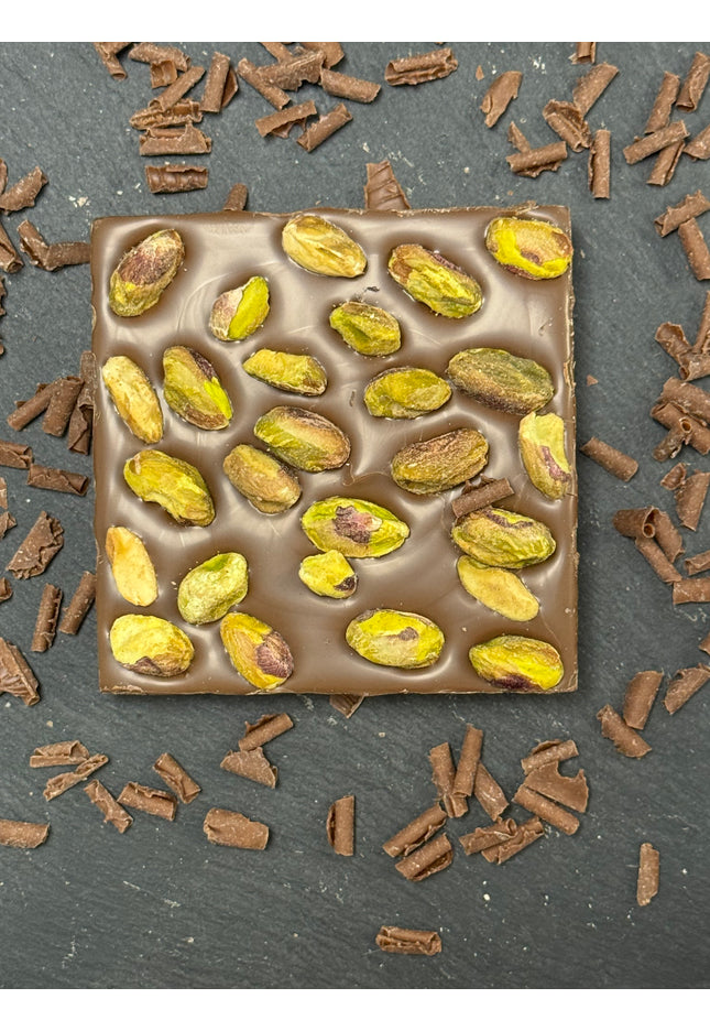 Pistachio Milk Chocolate Mini Bloc (96g)