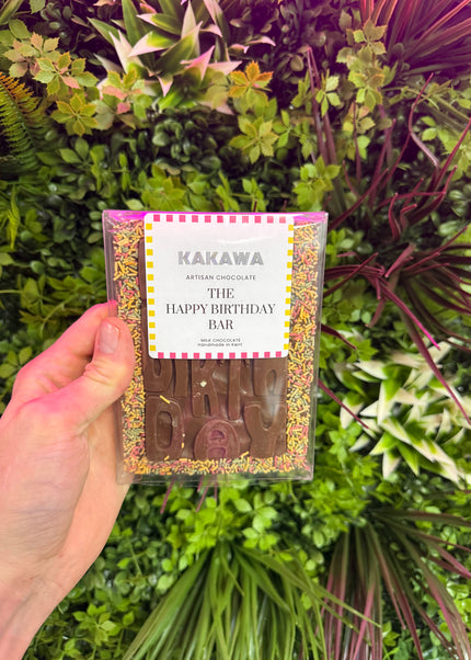 The Happy Birthday Milk Chocolate Bloc