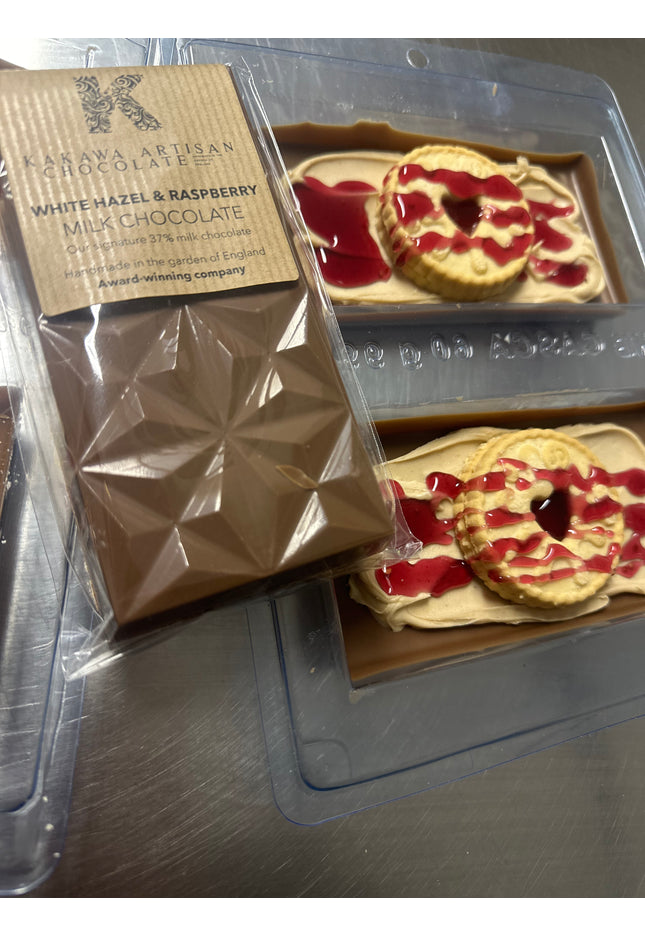 White Hazel & Raspberry Filled Slab