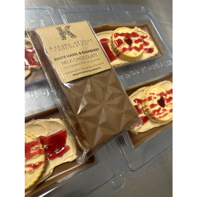 White Hazel & Raspberry Filled Slab