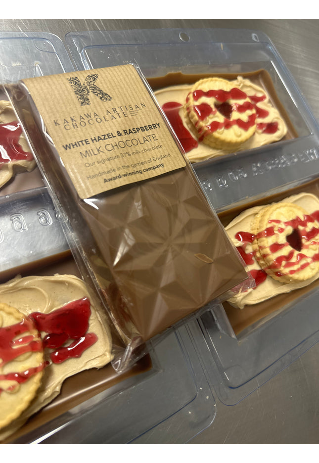 White Hazel & Raspberry Filled Slab