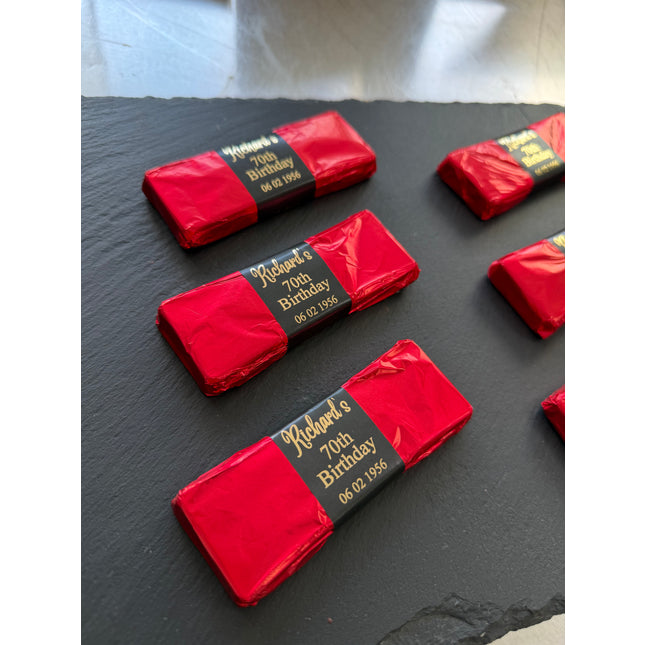 Personalised Favour Bars