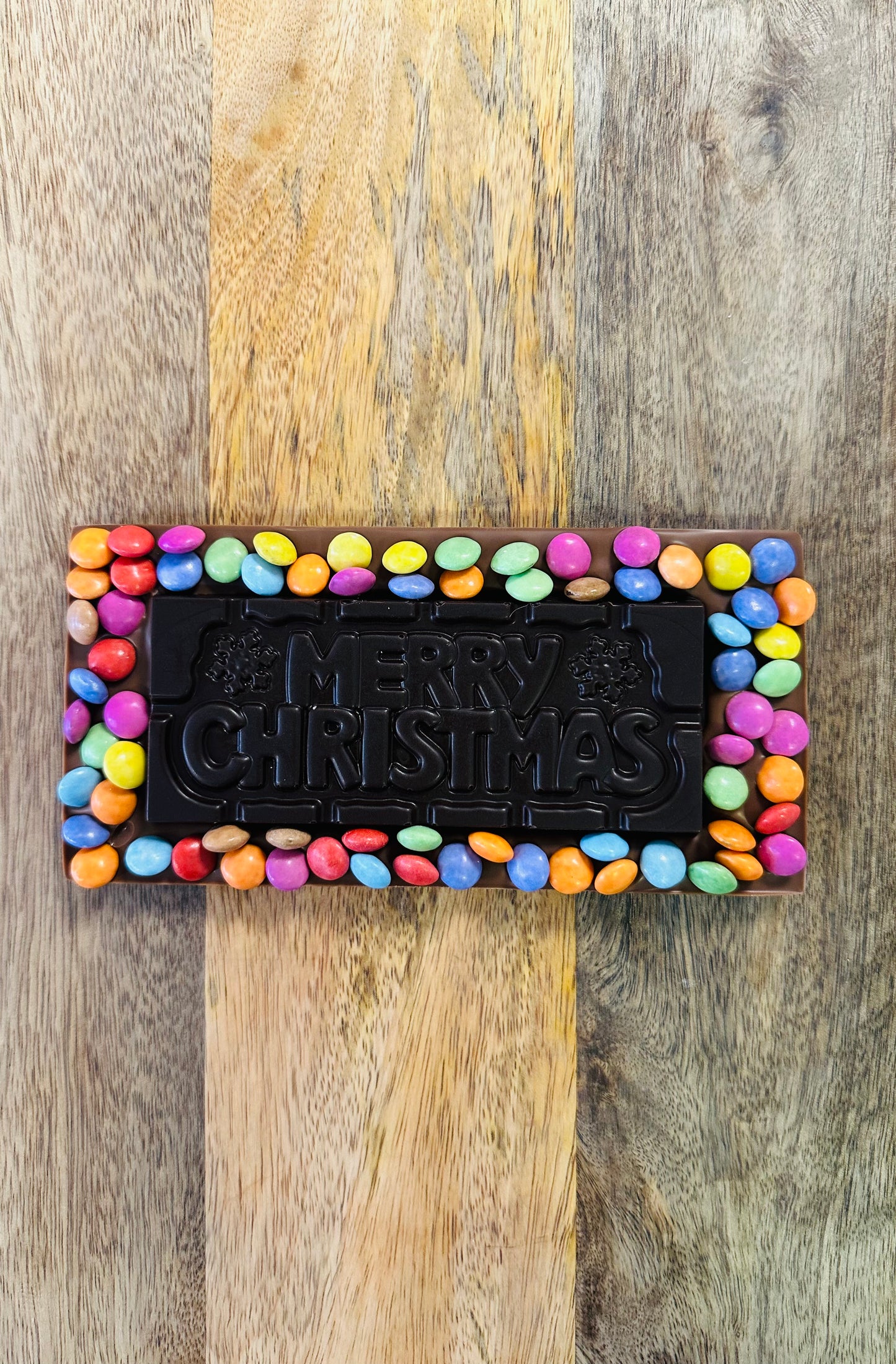 Candy Coated 'Merry Christmas' Bar