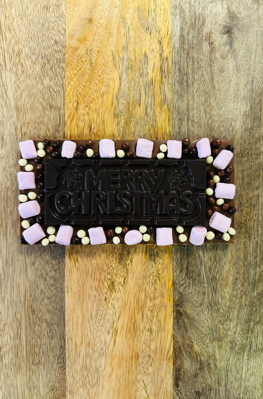 Rocky Road 'Merry Christmas' Bar