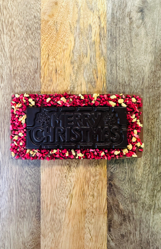 Honeycomb & Raspberry 'Merry Christmas' Bar