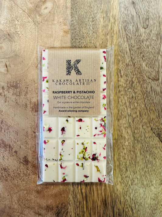 Raspberry & Pistachio | White Chocolate