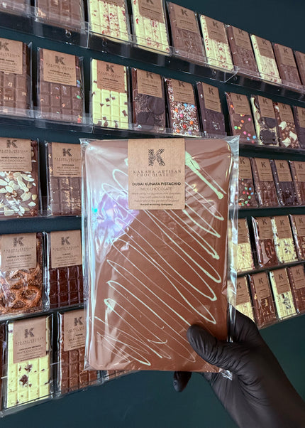 DUBAI KUNAFA PISTACHIO SHARING BAR