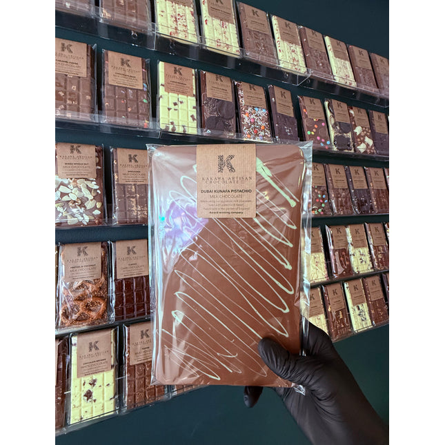 DUBAI KUNAFA PISTACHIO SHARING BAR