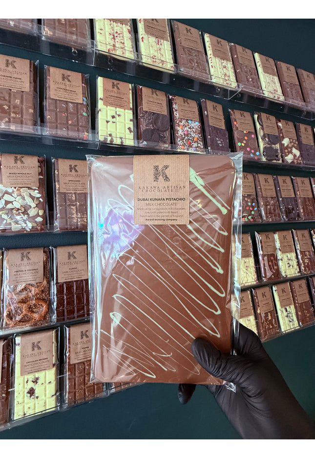 DUBAI KUNAFA PISTACHIO SHARING BAR