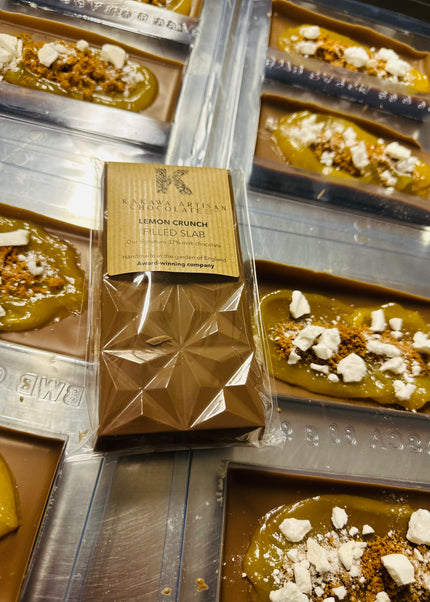 Lemon Crunch Filled Slab