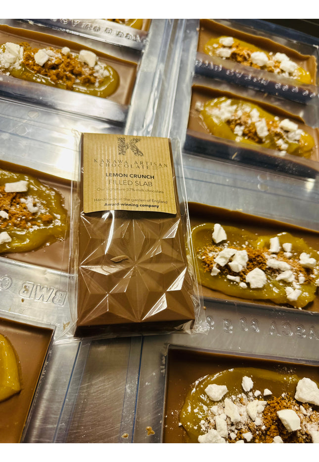 Lemon Crunch Filled Slab