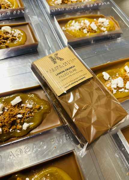 Lemon Crunch Filled Slab