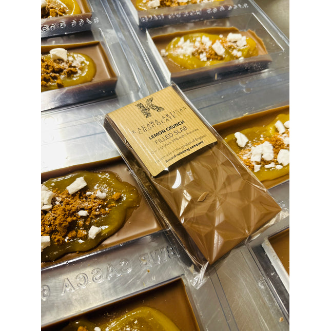 Lemon Crunch Filled Slab