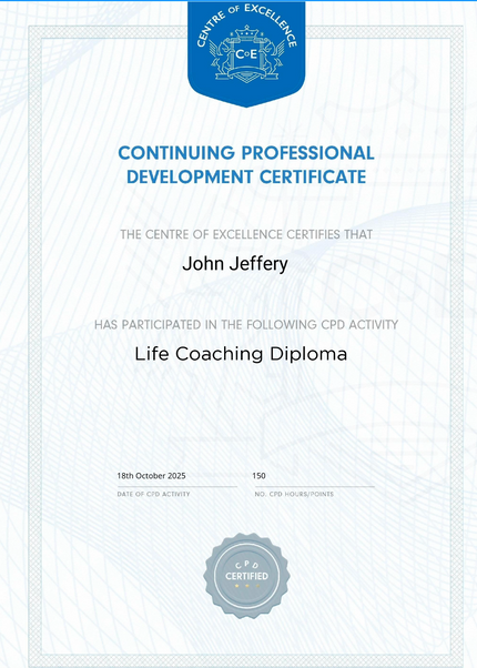 Life Coaching For Management Professionals, with John Jeffery