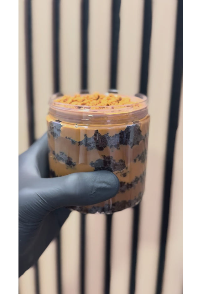 Caramel Biscuit Crunch Dessert Pot - 500g