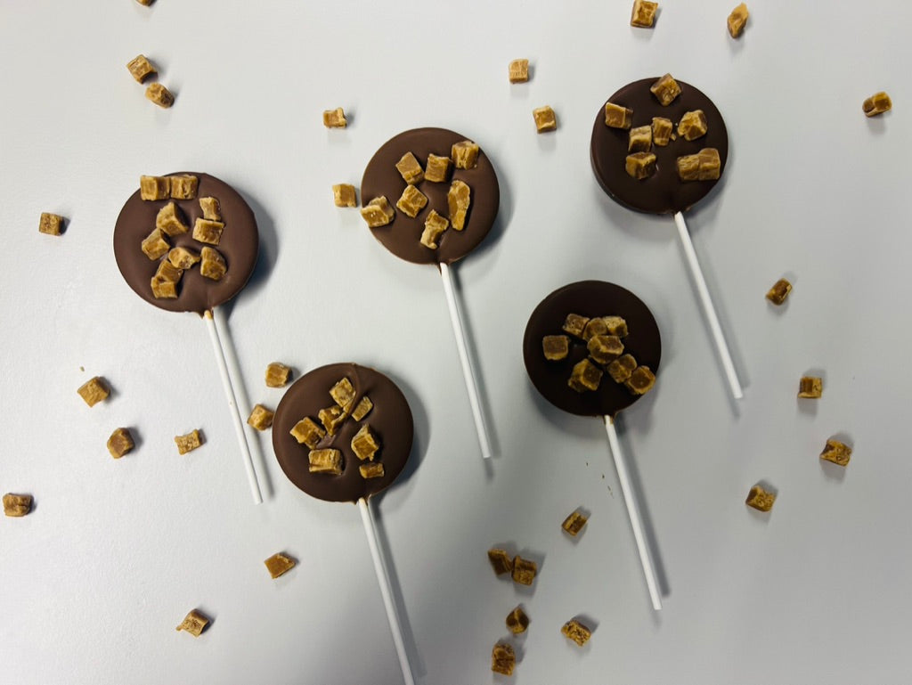Caramel Fudge - Milk Chocolate Lollipop