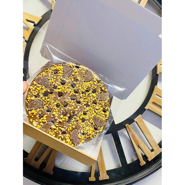 Choc Orange Milk Chocolate Pizza - 300g