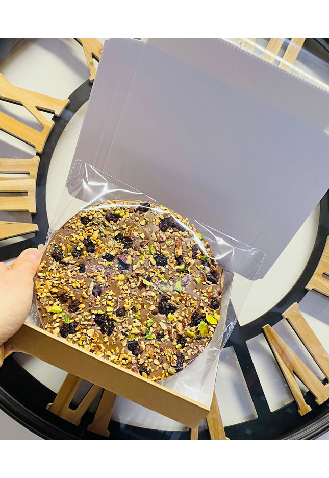 Fruit & Nut Milk Chocolate Pizza - 300g
