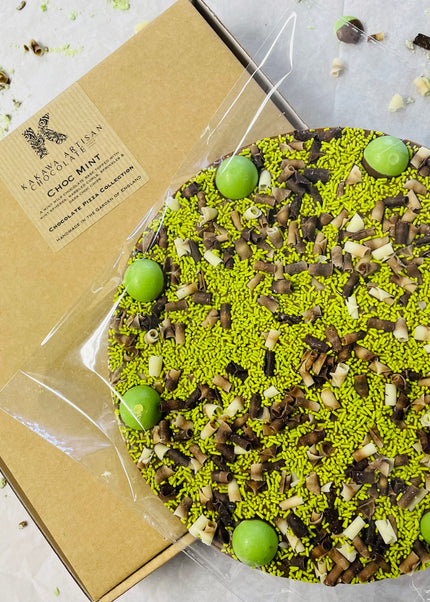 Choc Mint Milk Chocolate Pizza - 300g