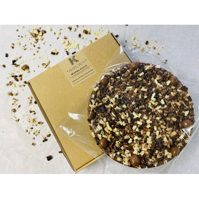 Marbleous Milk Chocolate Pizza - 300g