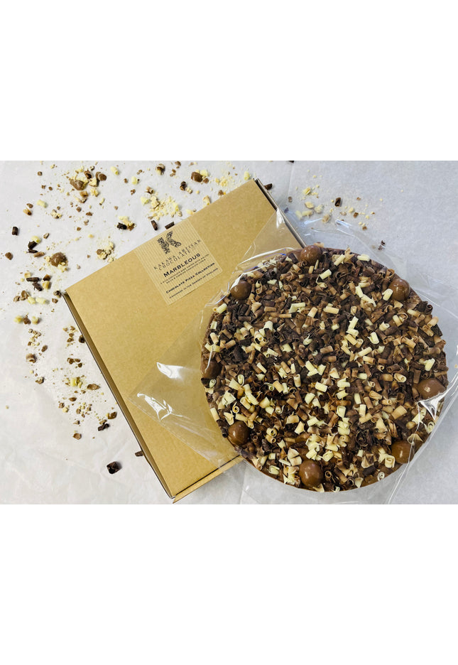 Marbleous Milk Chocolate Pizza - 300g