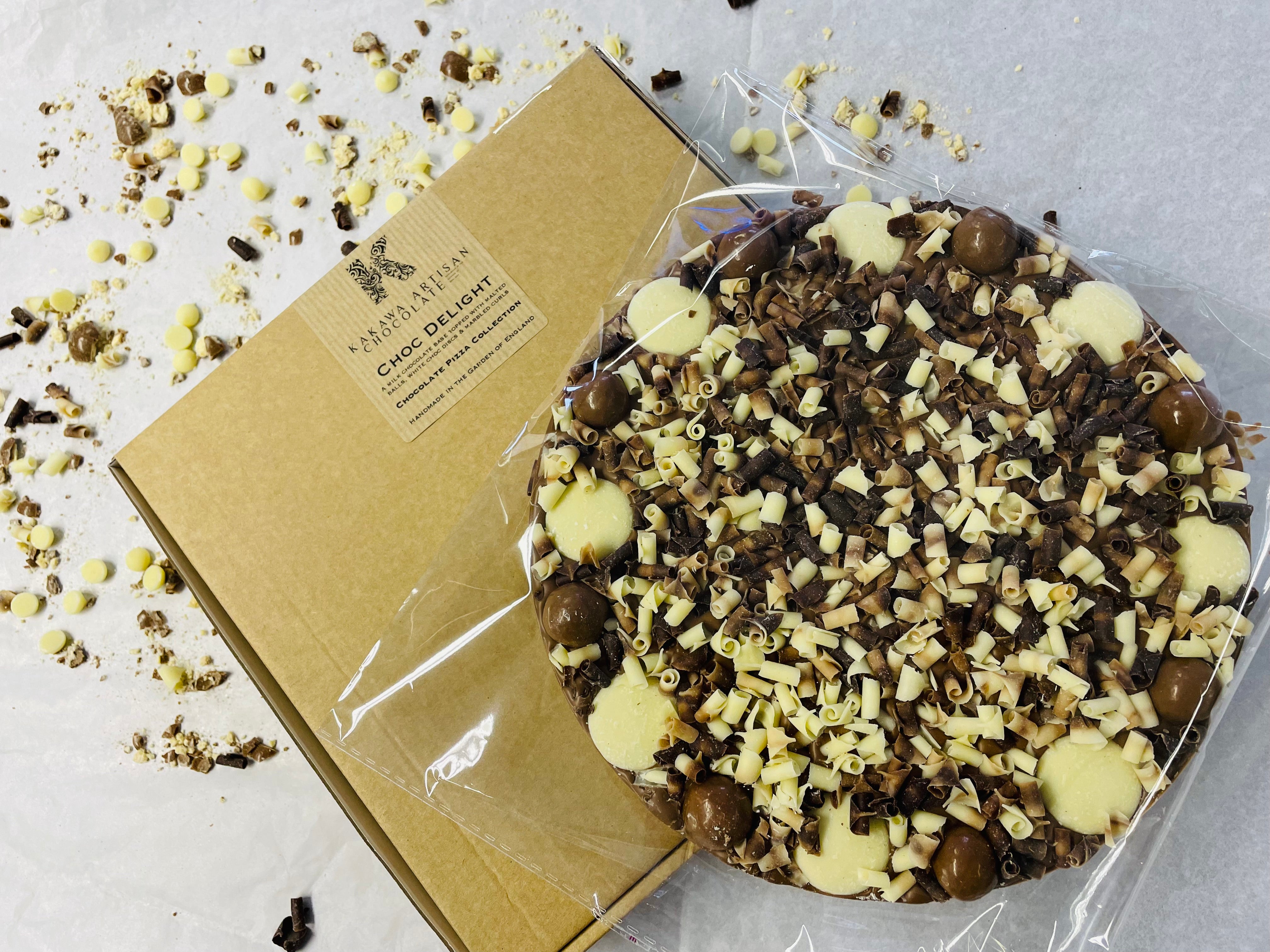 Choc Delight Milk Chocolate Pizza – Kakawa Artisan Chocolate Co Ltd