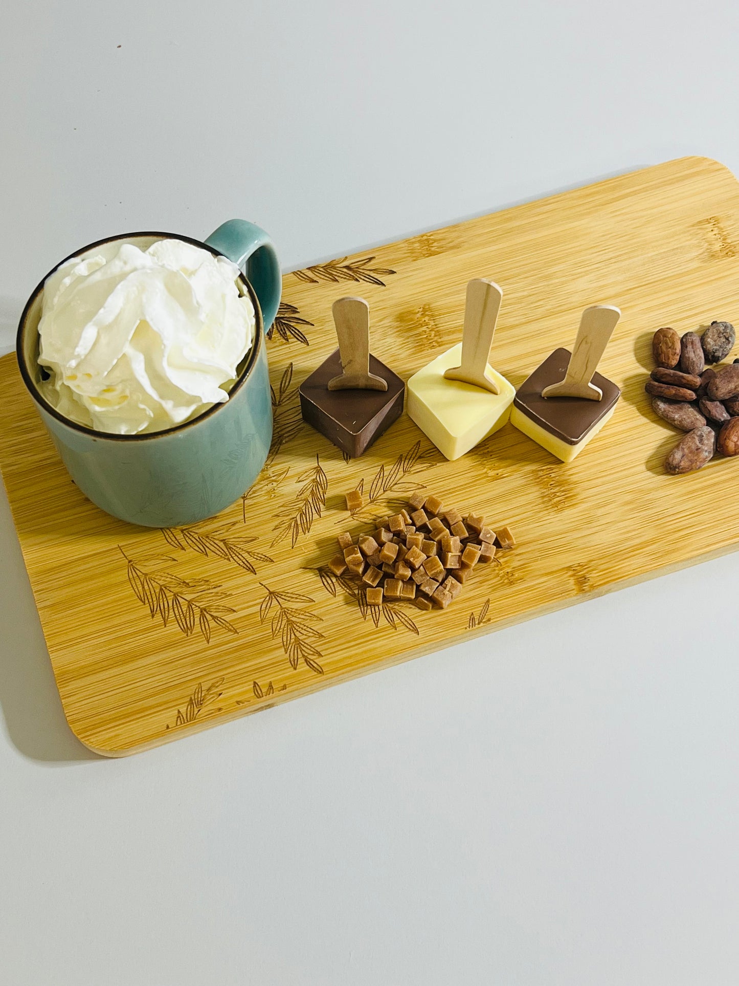 Hot Chocolate Spoon - with Caramel Fudge