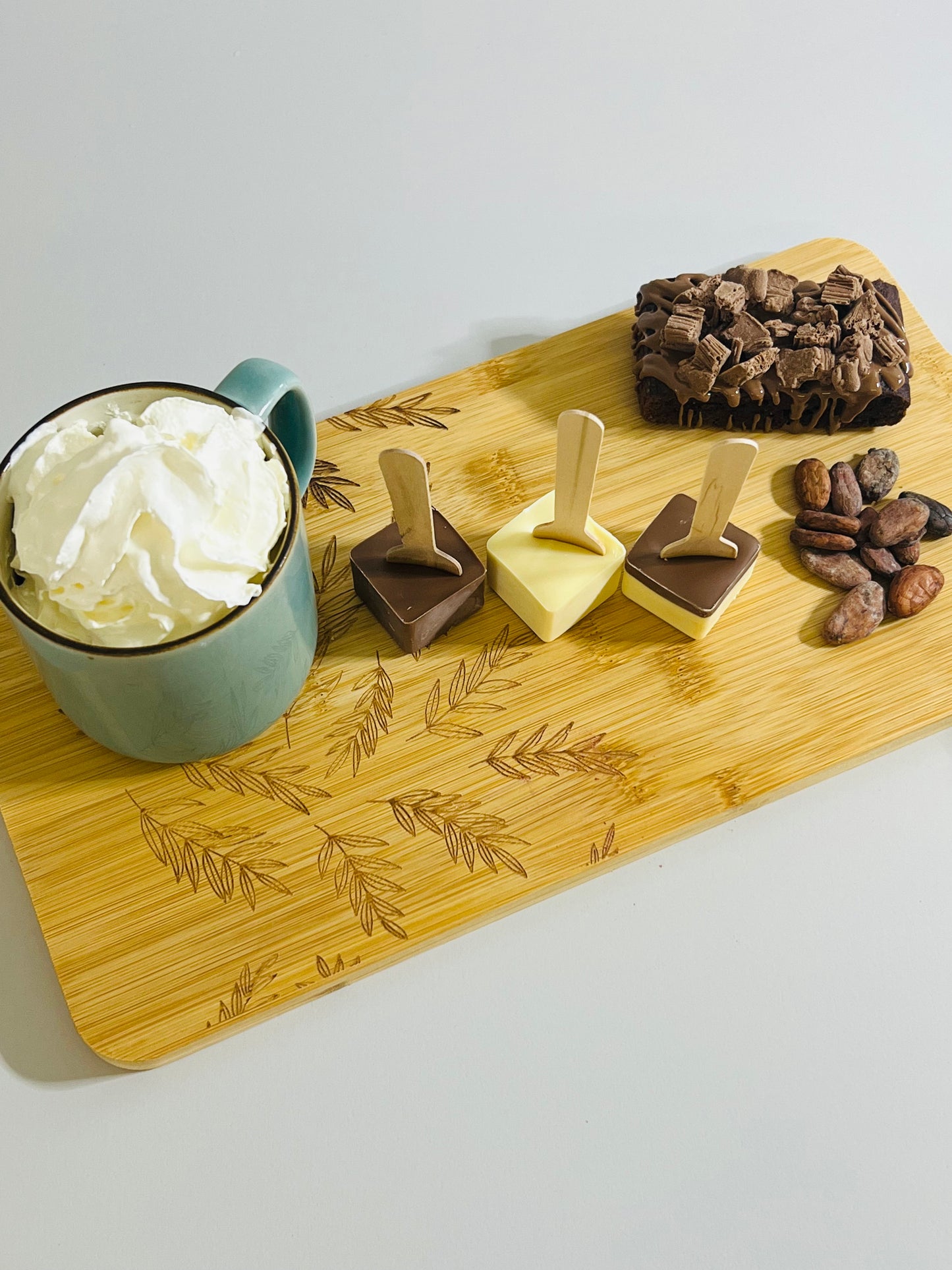 Hot Chocolate Spoon & Brownie Combo